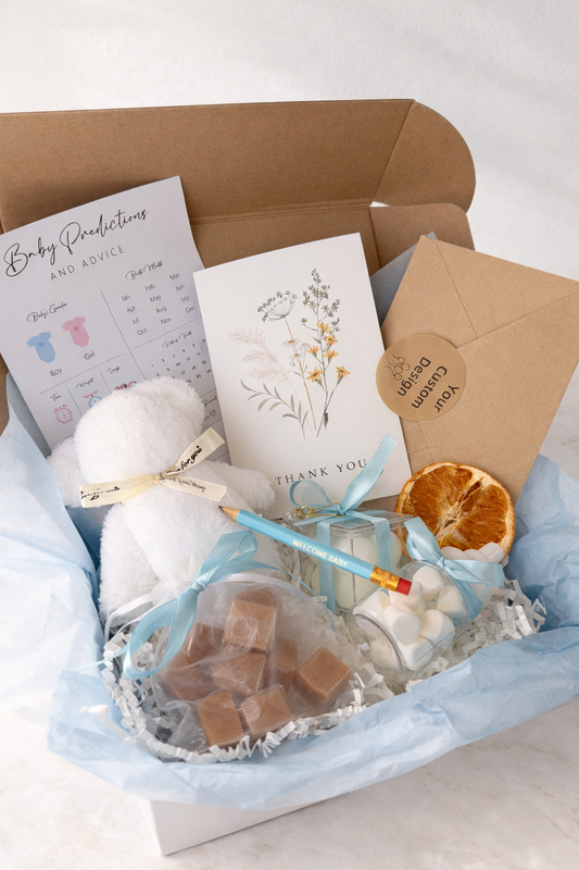 Gender Reveal Favor Boxes for Guests | Boy