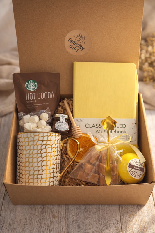 Premium Gift Box with Mug and Notebook