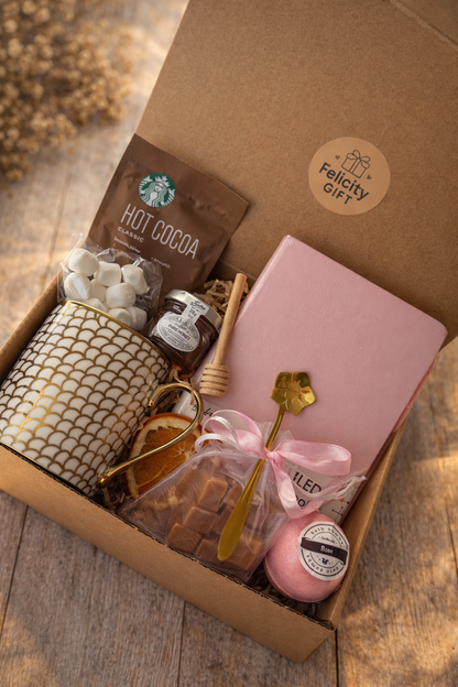 Premium Gift Box with Mug and Notebook