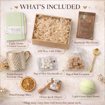 Premium Gift Box with Mug and Notebook