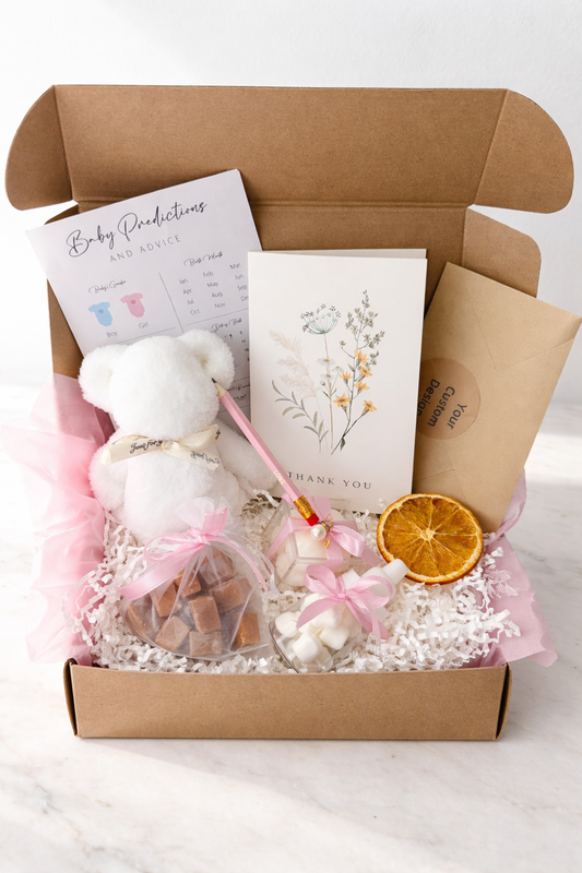 Gender Reveal Favor Boxes for Guests | Girl
