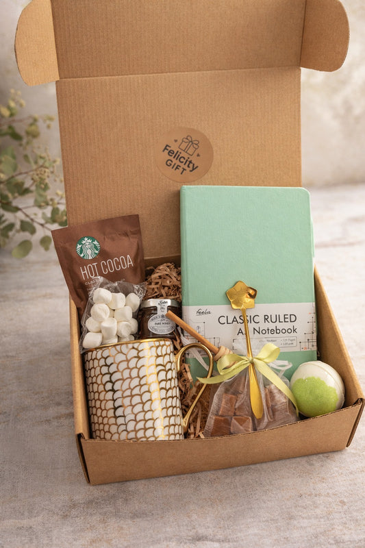 Premium Gift Box with Mug and Notebook