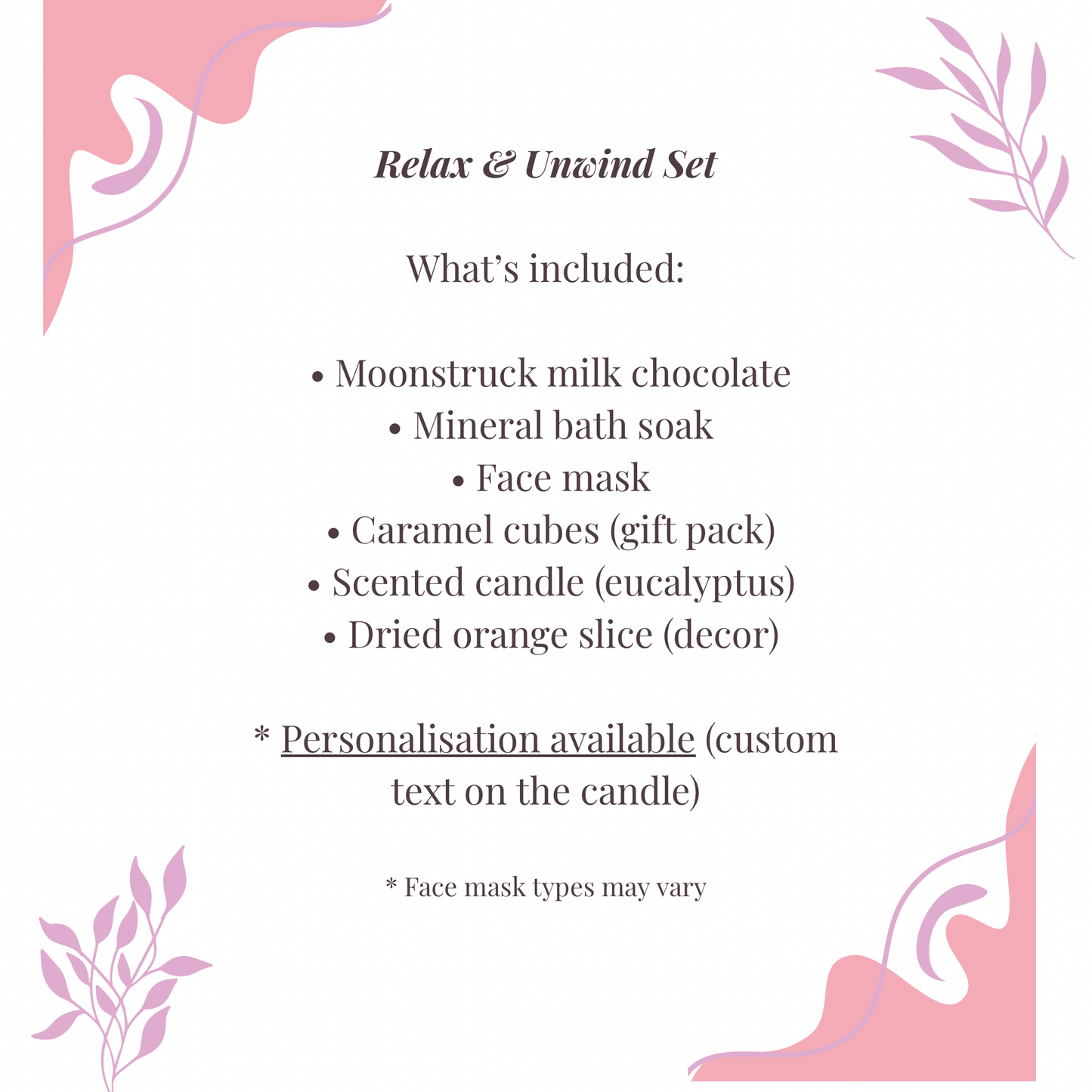 Relax & Unwind Set|Mother's Day Gift