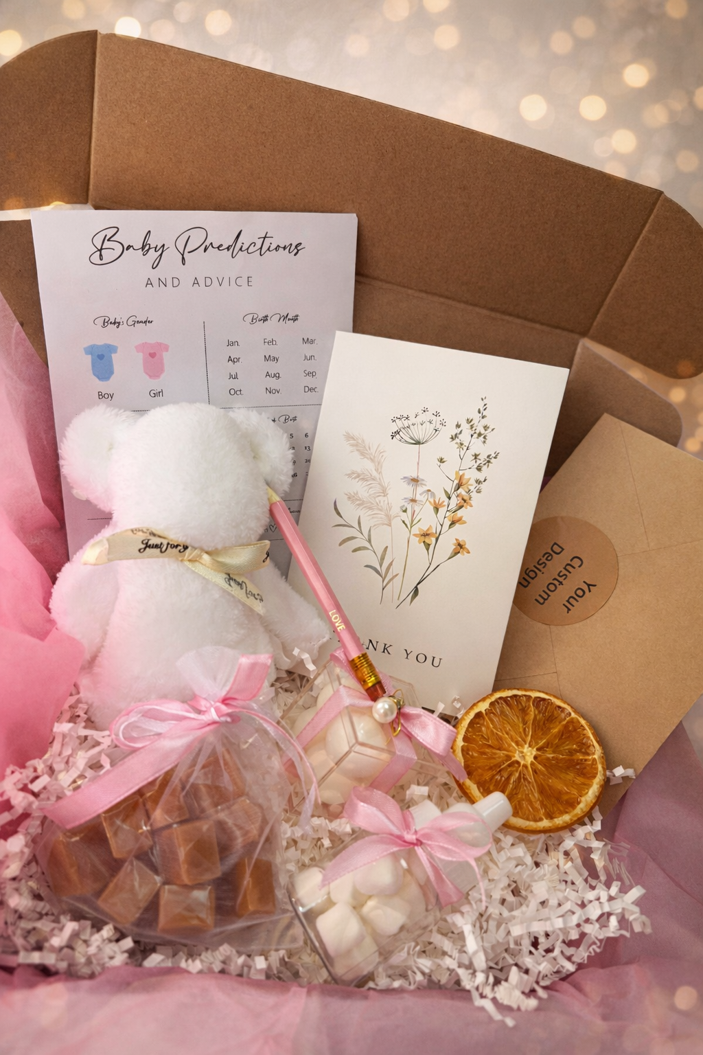 Gender Reveal Favor Boxes for Guests