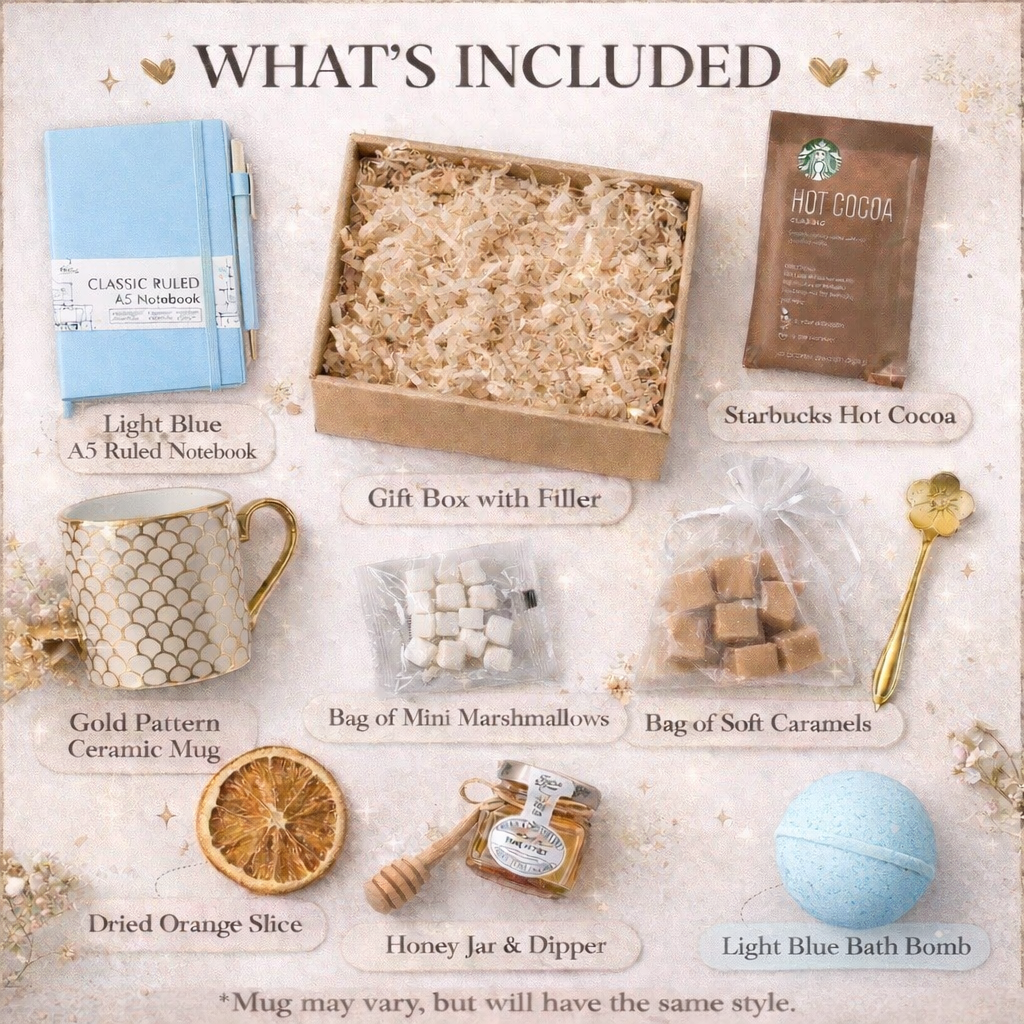 Premium Gift Box with Mug and Notebook