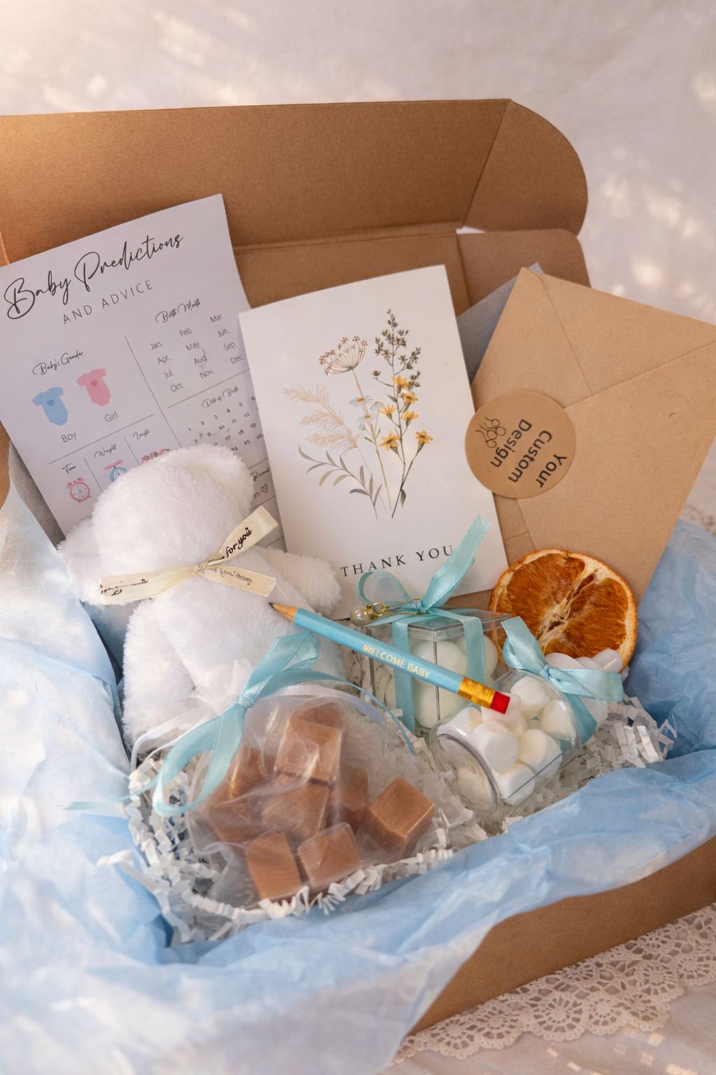 Gender Reveal Favor Boxes for Guests